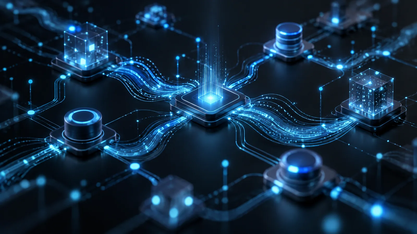 Interface de automação e fluxos de trabalho conectados